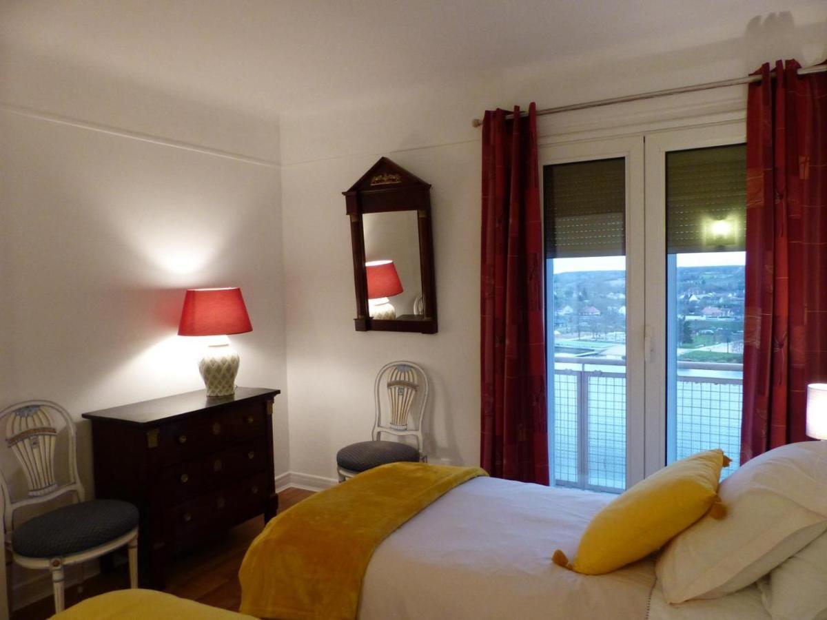 Appartement Panoramique Au Centre De Moulins Avec Terrasse, 2 Chambres, Et Equipements Modernes - Fr-1-489-412 Bagian luar foto